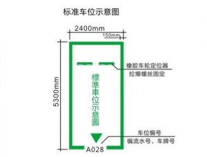 停车场交通标线